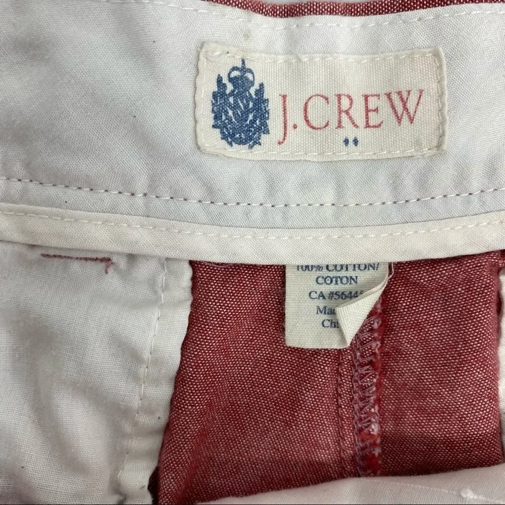 J. Crew Men's Chambray Rivington Shorts size 34
